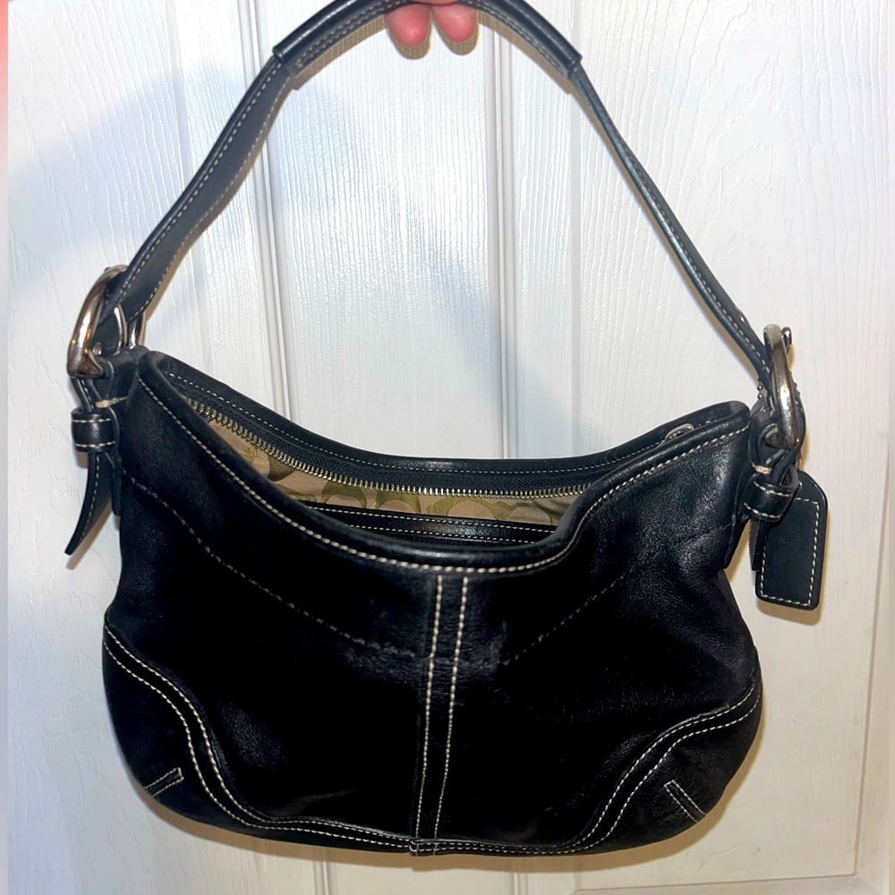 Coach leather bag